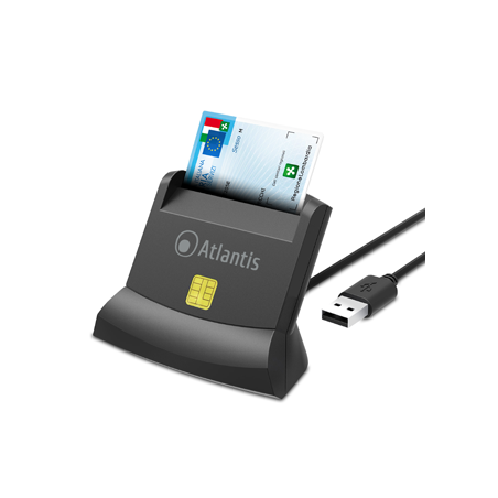 Lettore schede atlantis verticale e smart crv-u usb e cns-crs-firma