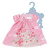 vestito per bambola zapf creation baby annabell dress 43cm rosa [709603]