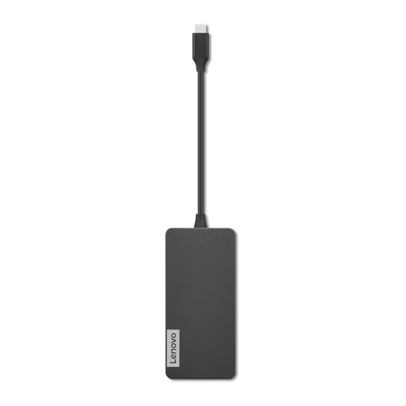 Hub usb lenovo usb-c 7in1 7porte 5000mbit/s grigio [gx90t77924]