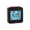 Sveglia digitale radiocontrollata lowell jd9037n con calendario nero