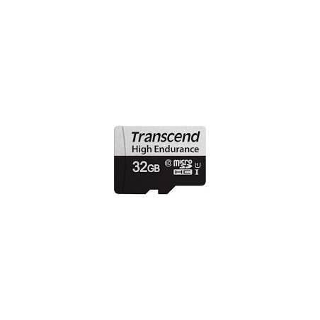 Scheda memoria 32gb transcend microsd con adattatore u1/cl 10/95/40mb/s