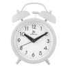 Sveglia analogica lowell al quarzo drin drin bianco