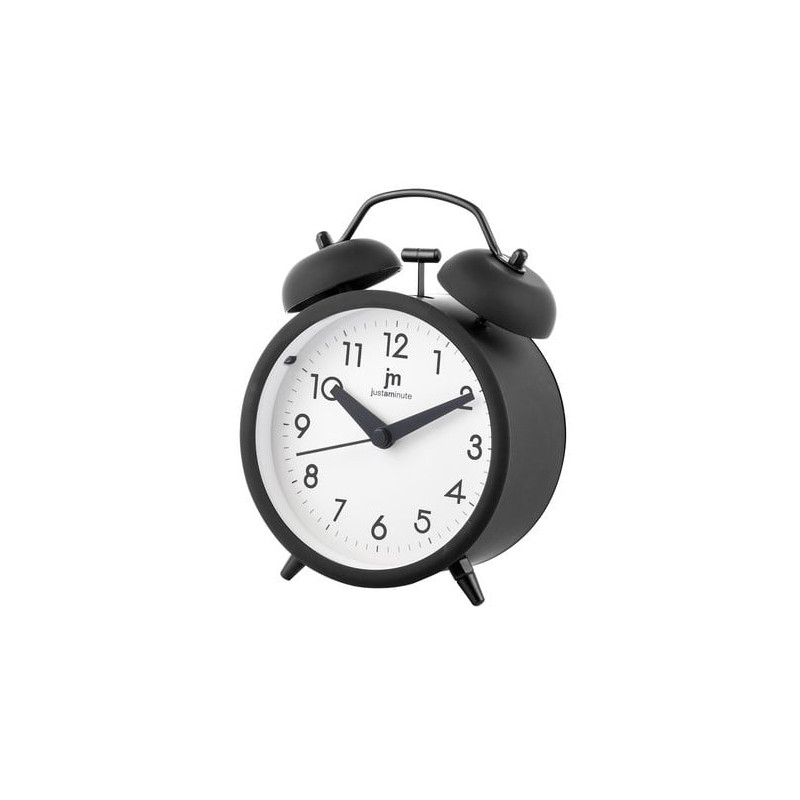 Sveglia analogica lowell al quarzo drin drin nero