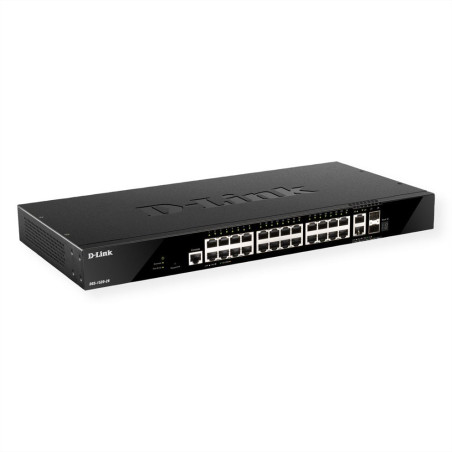 Switch d-link 24xgbe 2x10gbe 2xsfp+ nero [dgs-1520-28/e]