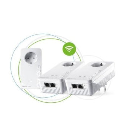 Powerline devolo magic 2 wifi next multiroom kit bianco [8625]