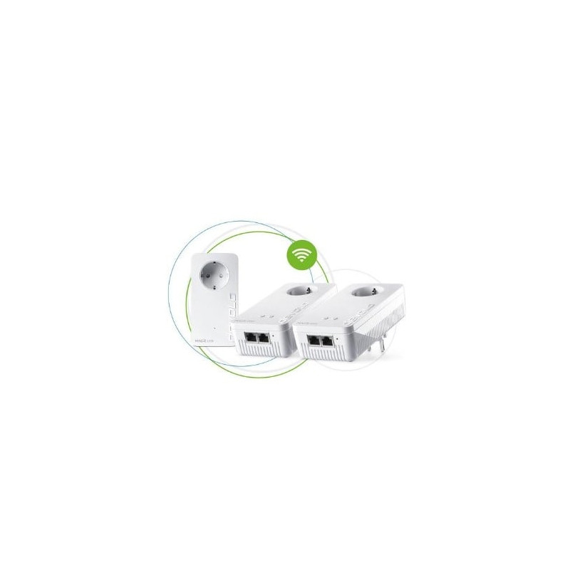 Powerline devolo magic 2 wifi next multiroom kit bianco [8625]