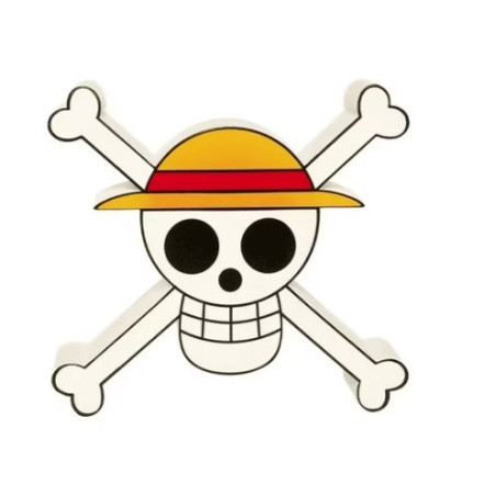 Lampada a soggetto abystyle one piece teschio multicolore [abylig015]