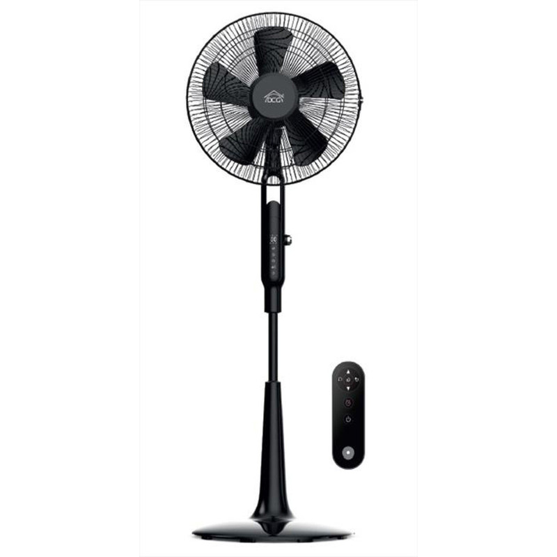 Ventilatore a piantana dcg 40cm 45w 5pale 10velocitÃ  base oscillante