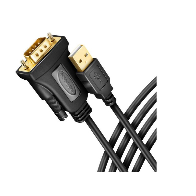 Cavo adattatore axagon ads-1pqn porta com rs-232 a usb 2.0