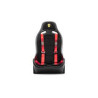 Sedile da corsa next level racing es1 edizione scuderia ferrari nero/rosso