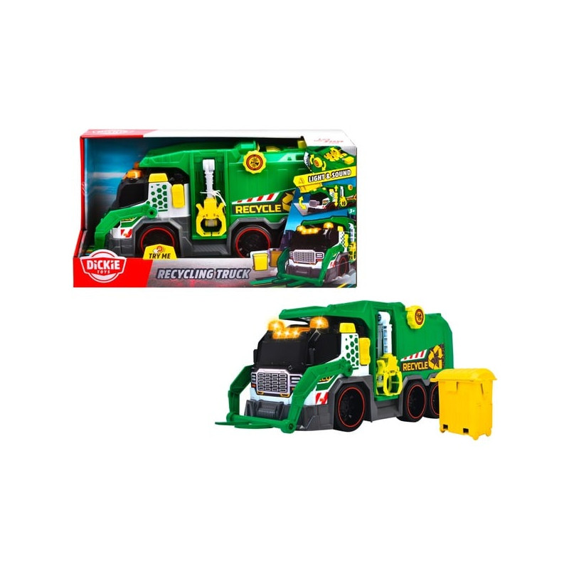 Veicolo giocattolo dickie recycling truck multicolore [203307001]
