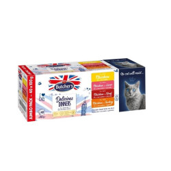 Mangime butcher's delicious dinners jumbo pack per gatti 4x100g