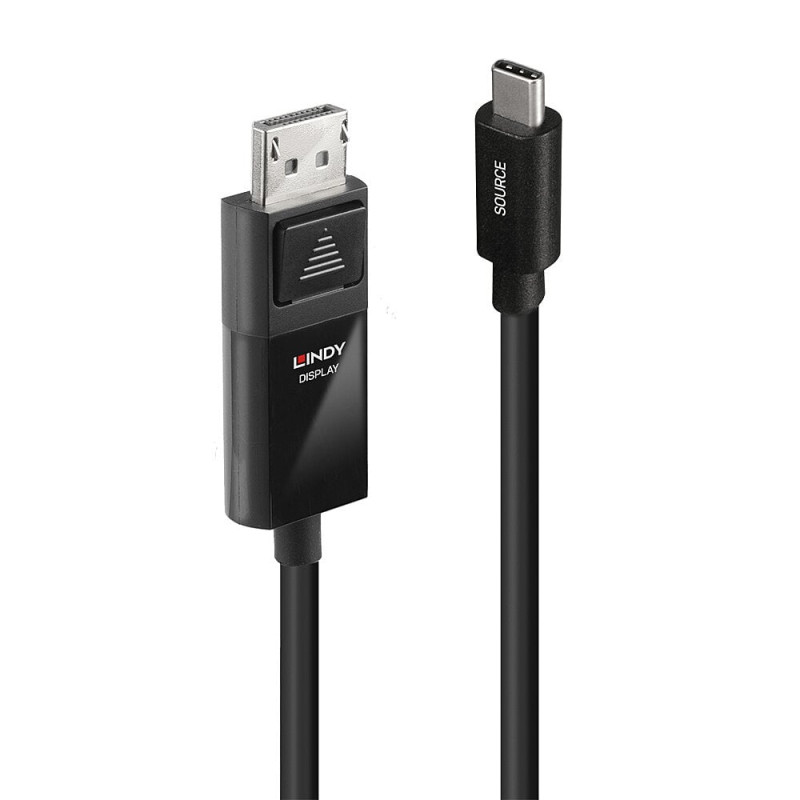 Cavo adattatore lindy 43343 usb-c/displayport 3m nero [43343]