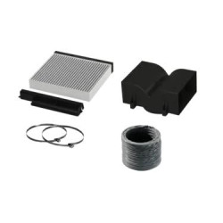 Set di ricircolo bosch clean air standard di cappa da cucina nero/grigio