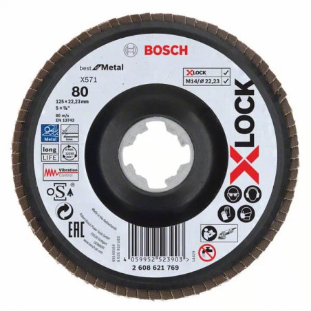 Disco lamellare bosch x-lock f x571 [2608621769]