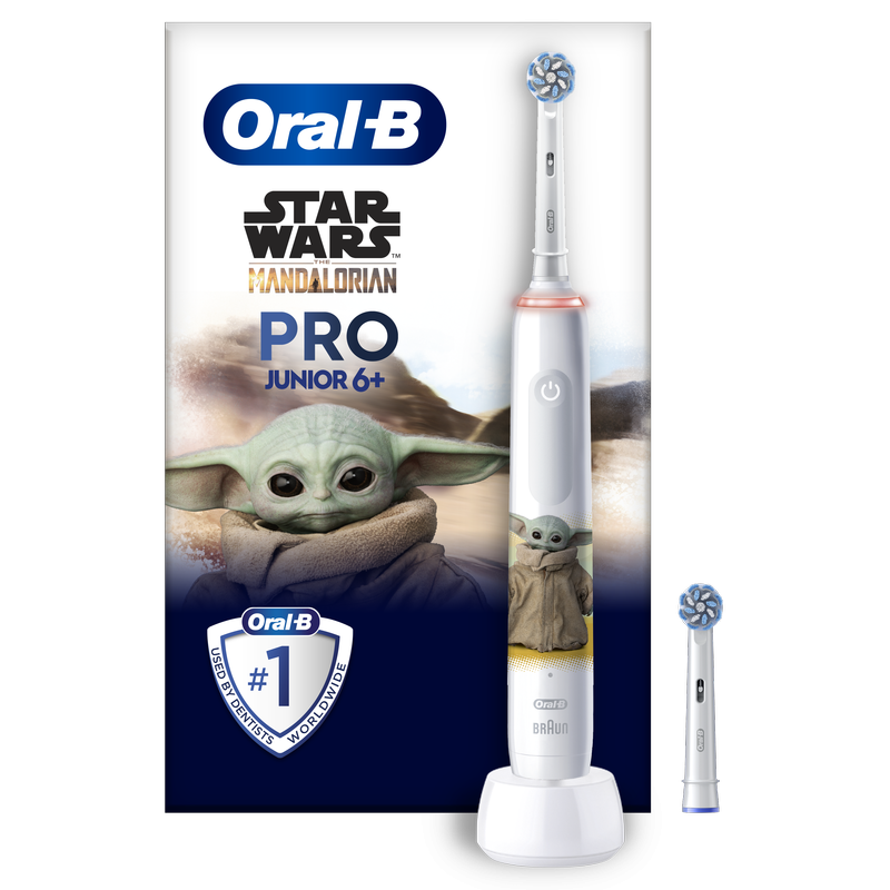 Spazzolino elettrico oral-b braun pro junior 6+ box star wars