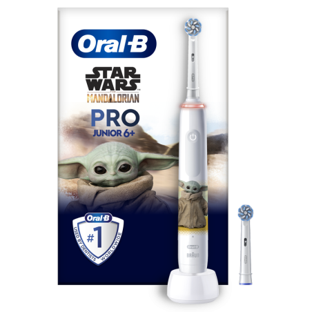 Spazzolino elettrico oral-b braun pro junior 6+ box star wars