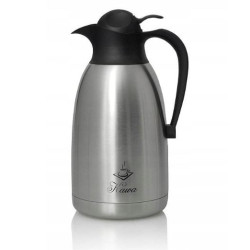 Caraffa termica promis tea print 2l in acciaio argento/nero [tmh20h]