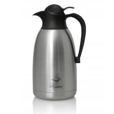 Caraffa termica promis tea print 2l in acciaio argento/nero [tmh20h]