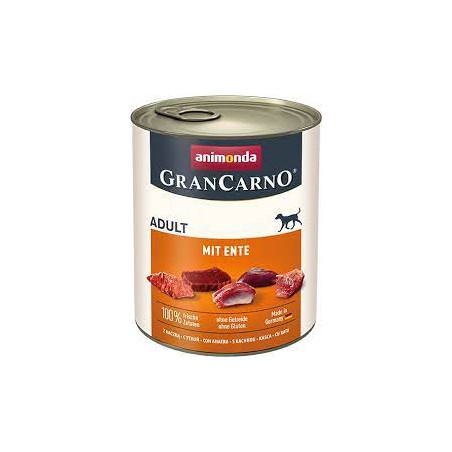 Cibo umido per cani animonda grancarno adult con anatra 800g