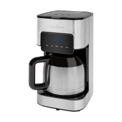 Macchina da caffe' espresso proficook 1.2l 800w argento/nero
