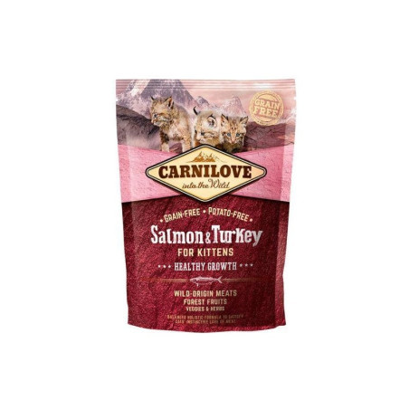 Cibo per gatti carnilove salmone e tacchino 0.4kg