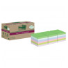 Blocco adesivo post-it super sticky 76x76mm 70 fogli colori assortiti