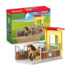 Figurina schleich farm world ponybox con cavallo islandese 183mm