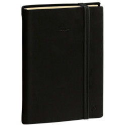 Agenda quo vadis daily 21 prestige 2024 13x21cm ml silk nero [37501224mq]