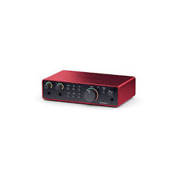 Interfaccia audio focusrite scarlett 2i2 di quarta gen rosso [ams-scarlett-2i2-4g]