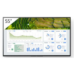Monitor digital signage led 55'' sony fw-55bz30l 4k ultra