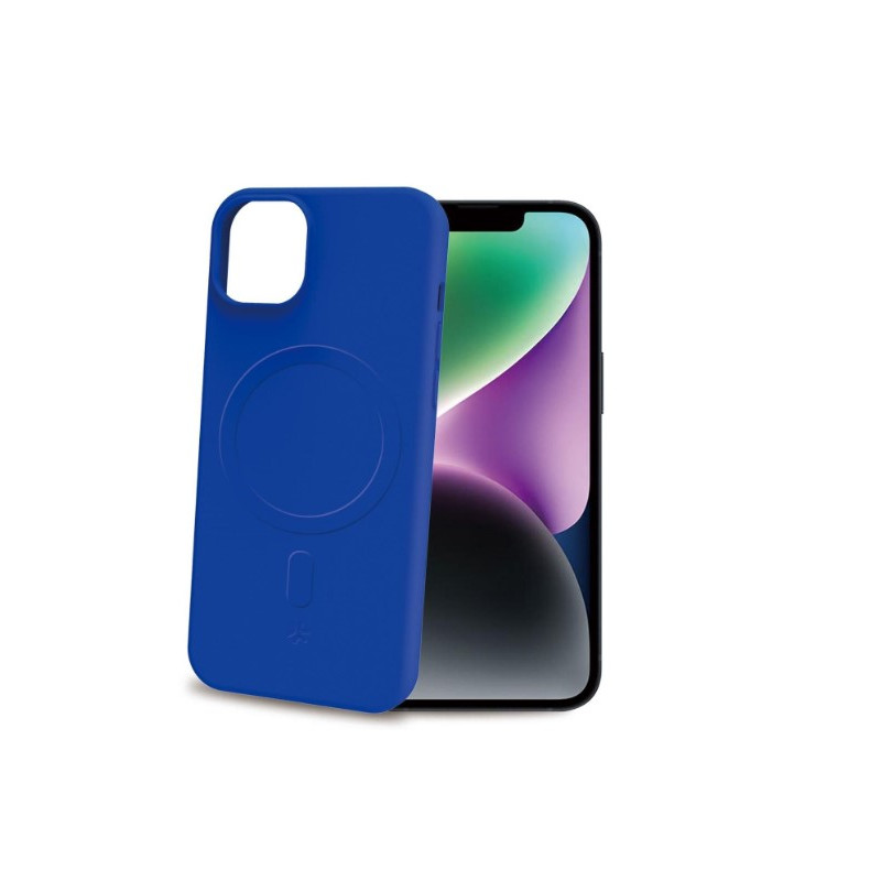 Custodia celly cromomag per iphone 15 blu [cromomag1053bl]
