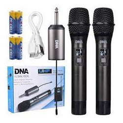 Microfoni wireless per voce dna professional fu dual vocal nero [5907780140153]