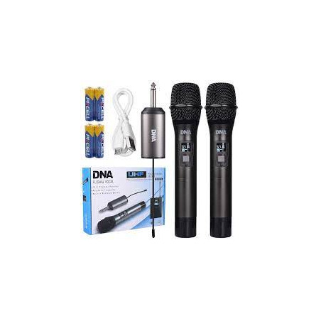Microfoni wireless per voce dna professional fu dual vocal nero [5907780140153]