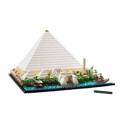 Gioco da costruzione lego grande piramide di giza 1476pz [21058]
