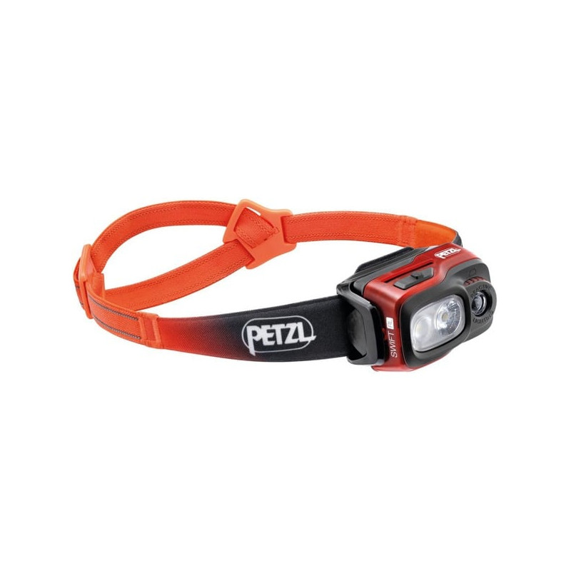 Lampada frontale led petzl swift rl 1100lm arancione [e095bb01]