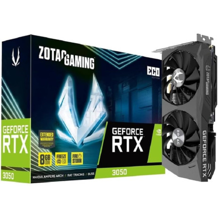 Scheda video nvidia zotac gaming geforce rtx 3050 eco 8gb gddr6 gddr6