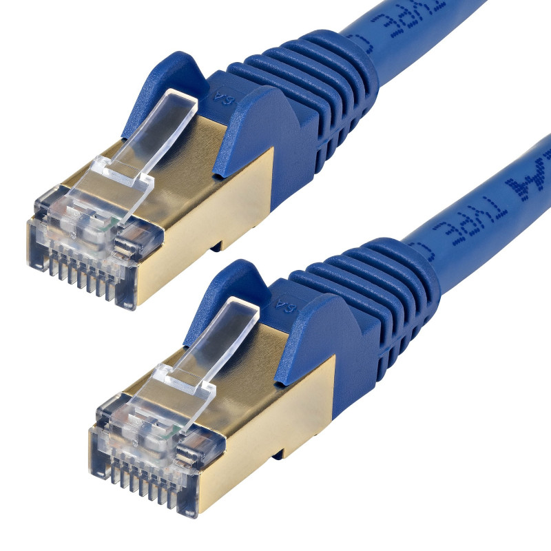 Cavo patch startech.com ethernet rj45 cat6a d blu [6aspat5mbl]