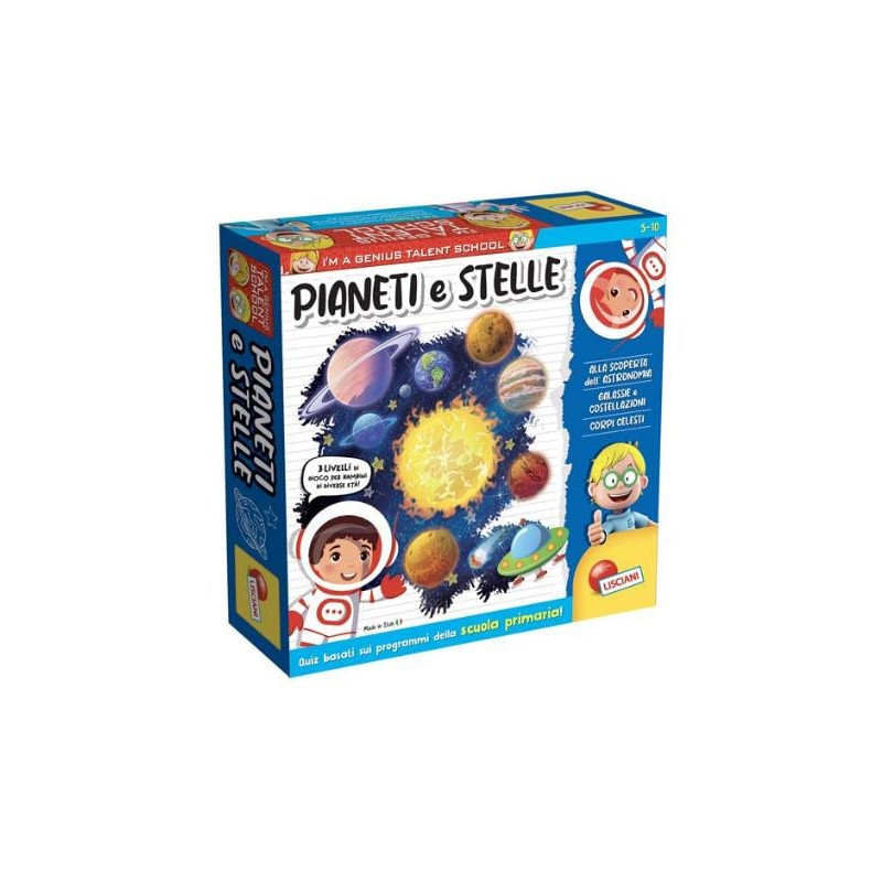 Gioco educativo lisciani pianeti e stelle multicolore