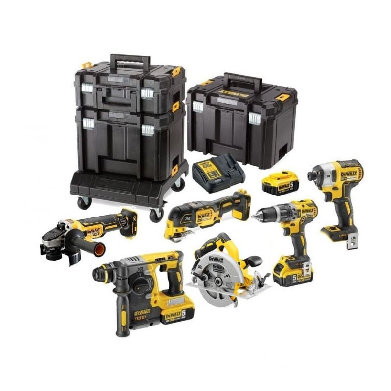 Set di elettroutensili dewalt dck685p3t 18v 5.0ah nero/giallo 6pz