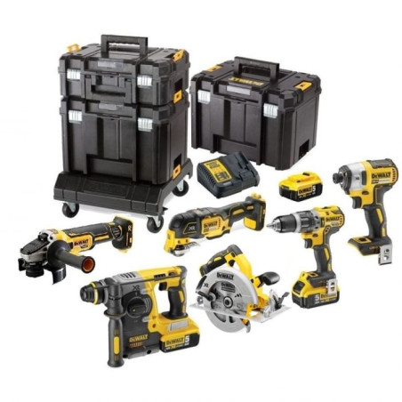 Set di elettroutensili dewalt dck685p3t 18v 5.0ah nero/giallo 6pz