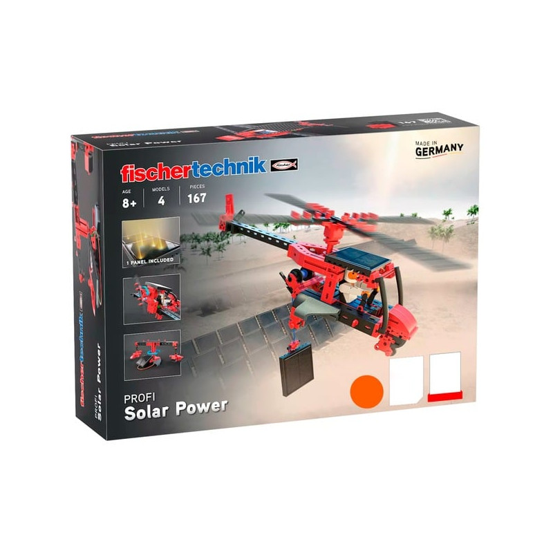 Gioco da costruzione fischertechnik energia solare 167pz multicolore