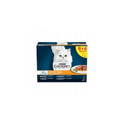 Mangime umido per gatti purina nestle gourmet perle anatra tacchino
