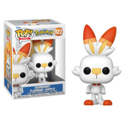 Figurina funko pop 922 pokemon scorbunny flambino multicolore