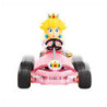 Modellino carrera auto telecomandata uper mario kart peach 1:18 multicolore