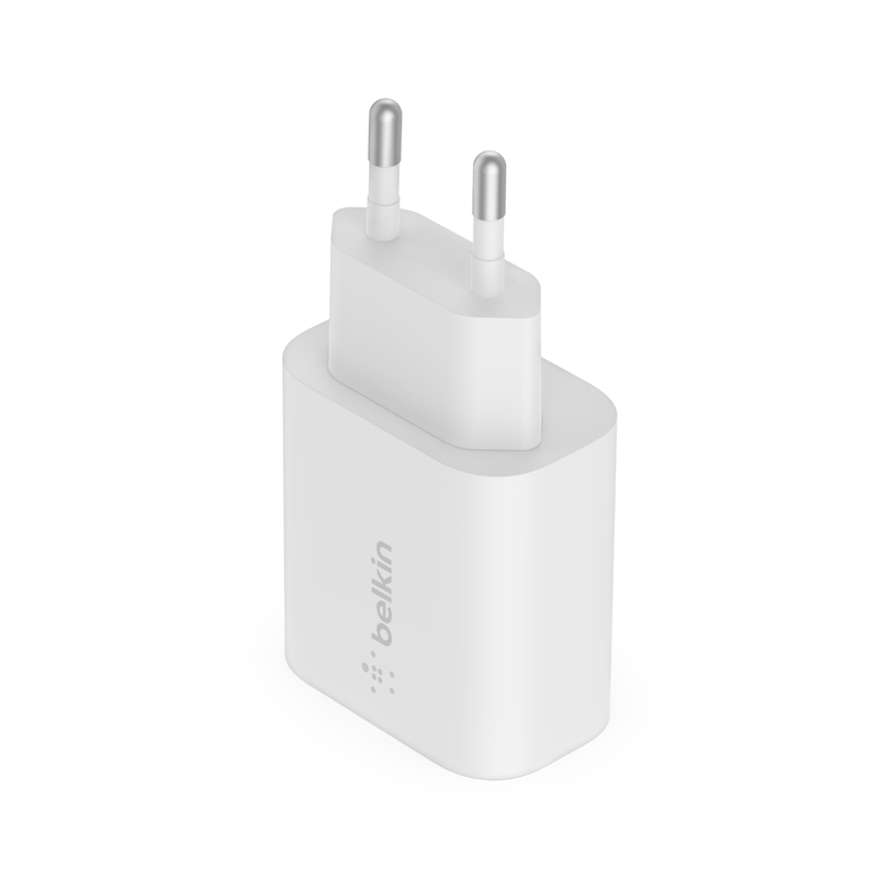 Caricatore da parete rivacase 20w usb-a pd 3.0 80x42x28mm bianco