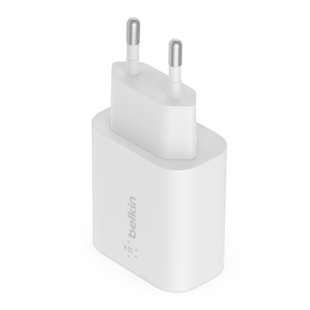 Caricatore da parete rivacase 20w usb-a pd 3.0 80x42x28mm bianco