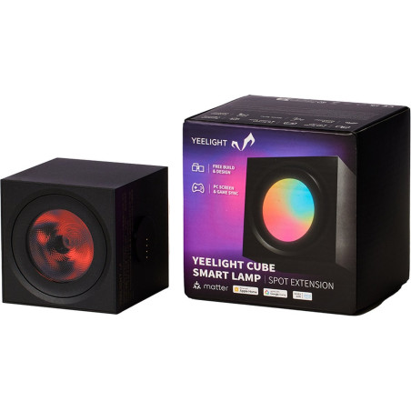 Illuminazione led yeelight cube smart nero [ylfwd-0005]