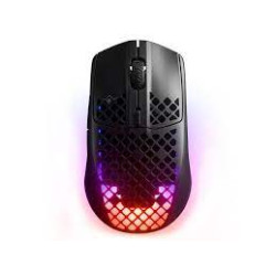 Mouse da gioco steelseries aerox 3 senza fili ottico 18000dpi nero