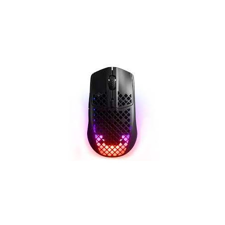 Mouse da gioco steelseries aerox 3 senza fili ottico 18000dpi nero